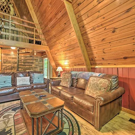 A-Frame Gatlinburg Cabin With Deck And Private Hot Tub Exterior photo